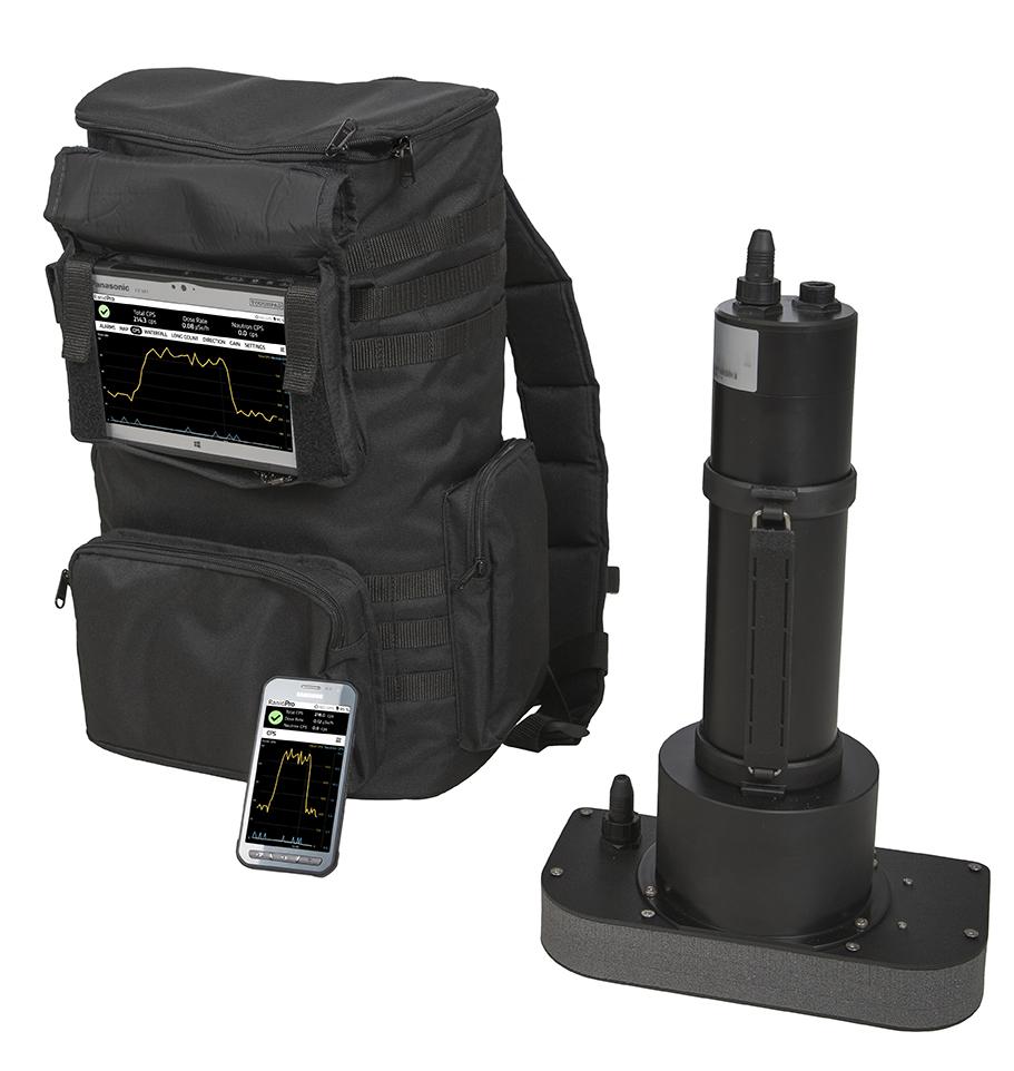 RanidPro200 Radionuclide Identifier Backpack with RanidSOLO and CPS UI
