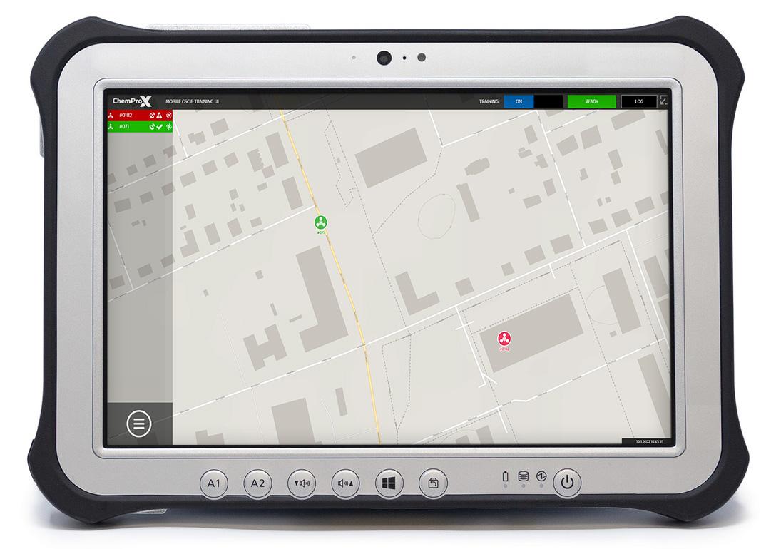 ChemProX Software maps view.