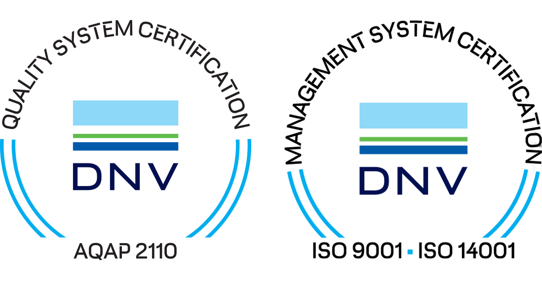 ISO 9001:2015, ISO 14001:2015 and NATO AQAP 2110